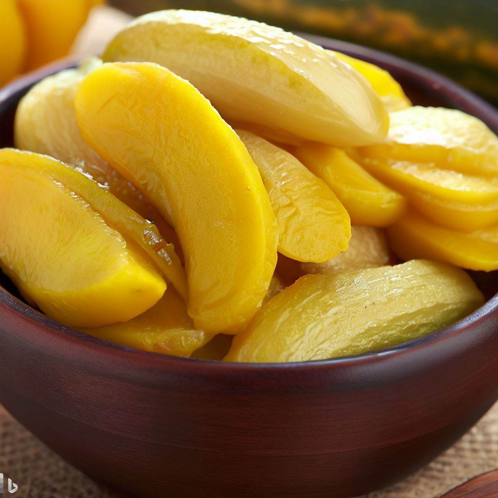 Quick Pickled Yellow Squash