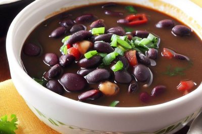 Quick and Easy One-Serving Black Bean Soup