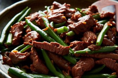 Quick and Easy Stir-Fried Beef and Green Beans