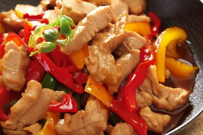 Quick and Easy Stir-Fried Pork and Bell Peppers