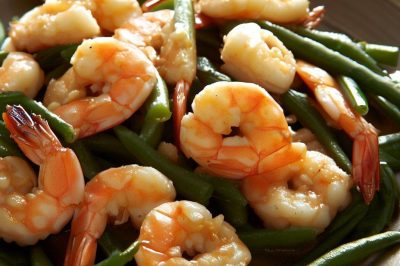 Quick and Easy Stir-Fried Shrimp and Green Beans