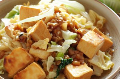Quick and Easy Stir-Fried Tofu and Cabbage