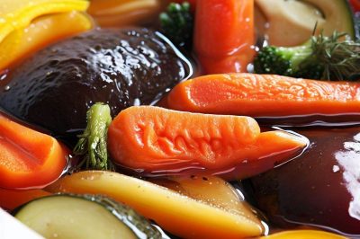 Sous Vide Marinated Vegetables