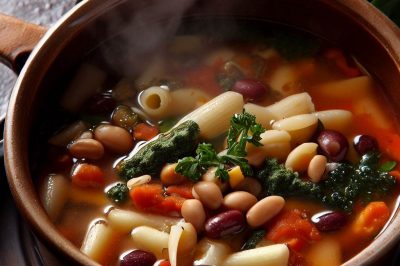 Sous Vide Minestrone Soup