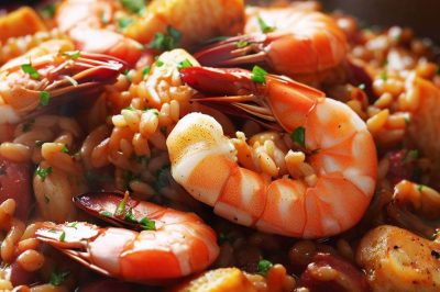 Sous Vide Shrimp Jambalaya