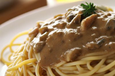 Spaghetti with Anchovy Sauce