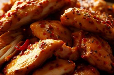 Spicy Chicken with Red Pepper Flakes