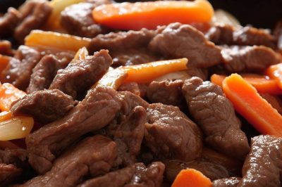 Stir-Fried Beef and Carrots