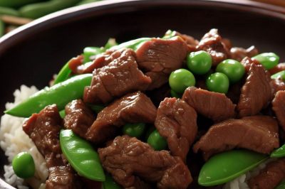 Stir-Fried Beef and Snow Peas