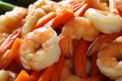 Stir-Fried Shrimp and Carrots