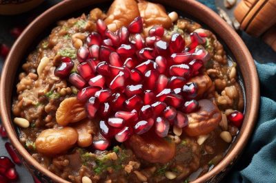 Vegan Persian Style Fesenjan (Pomegranate and Walnut Stew)
