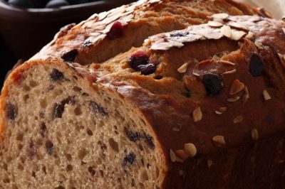 Whole Grain Blueberry Bread