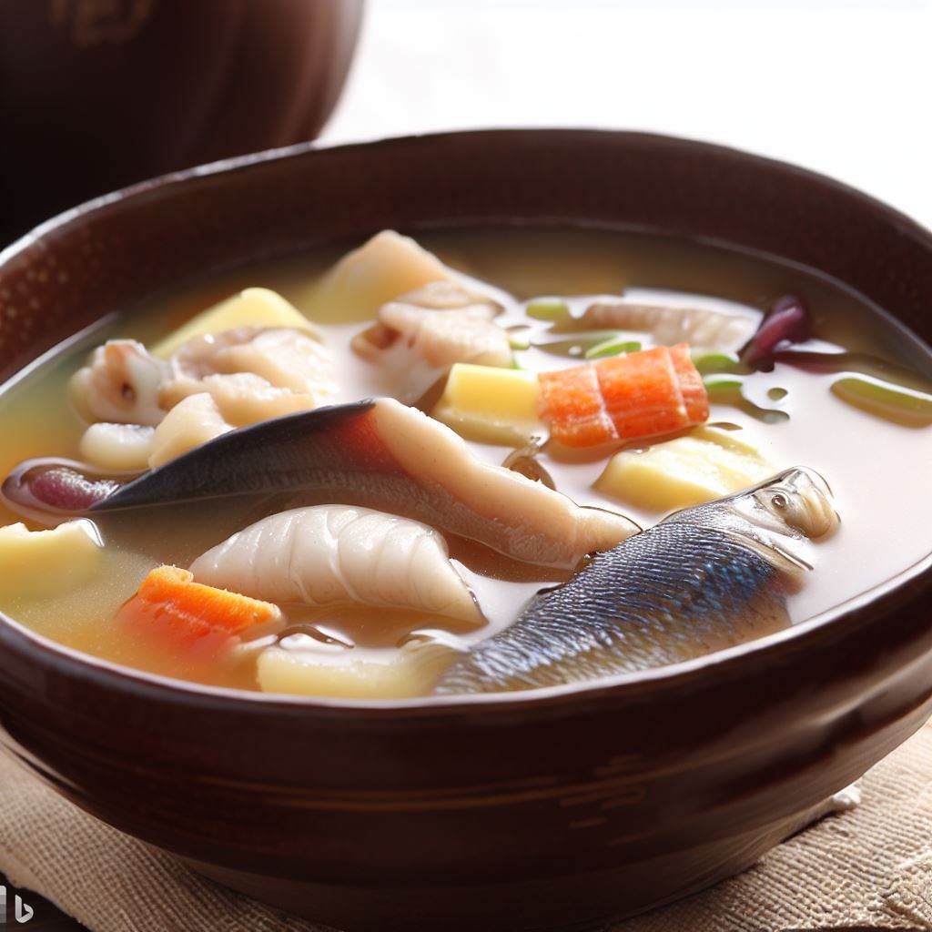 Oil-Free Fish Soup