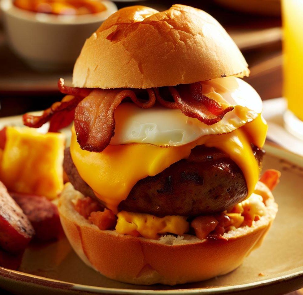 Delicious Sausage, Egg, and Cheese Breakfast Muffin