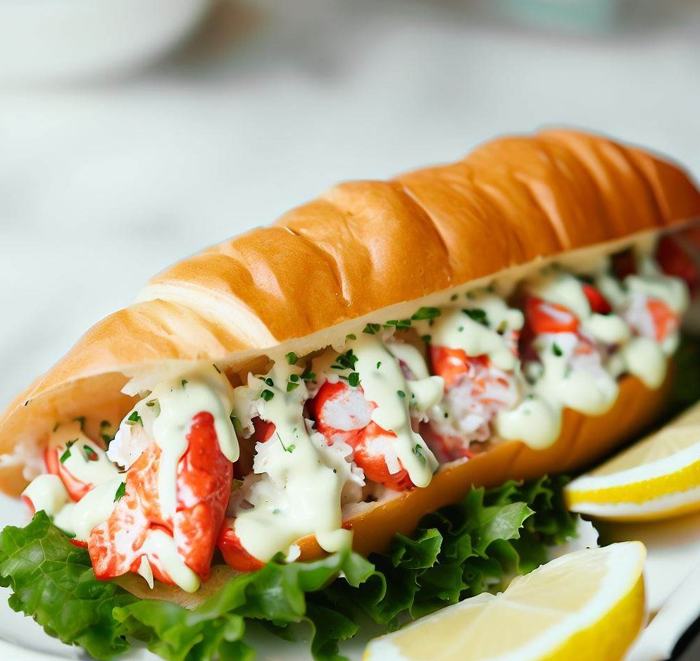 Lobster Roll with Lemon Herb Mayo