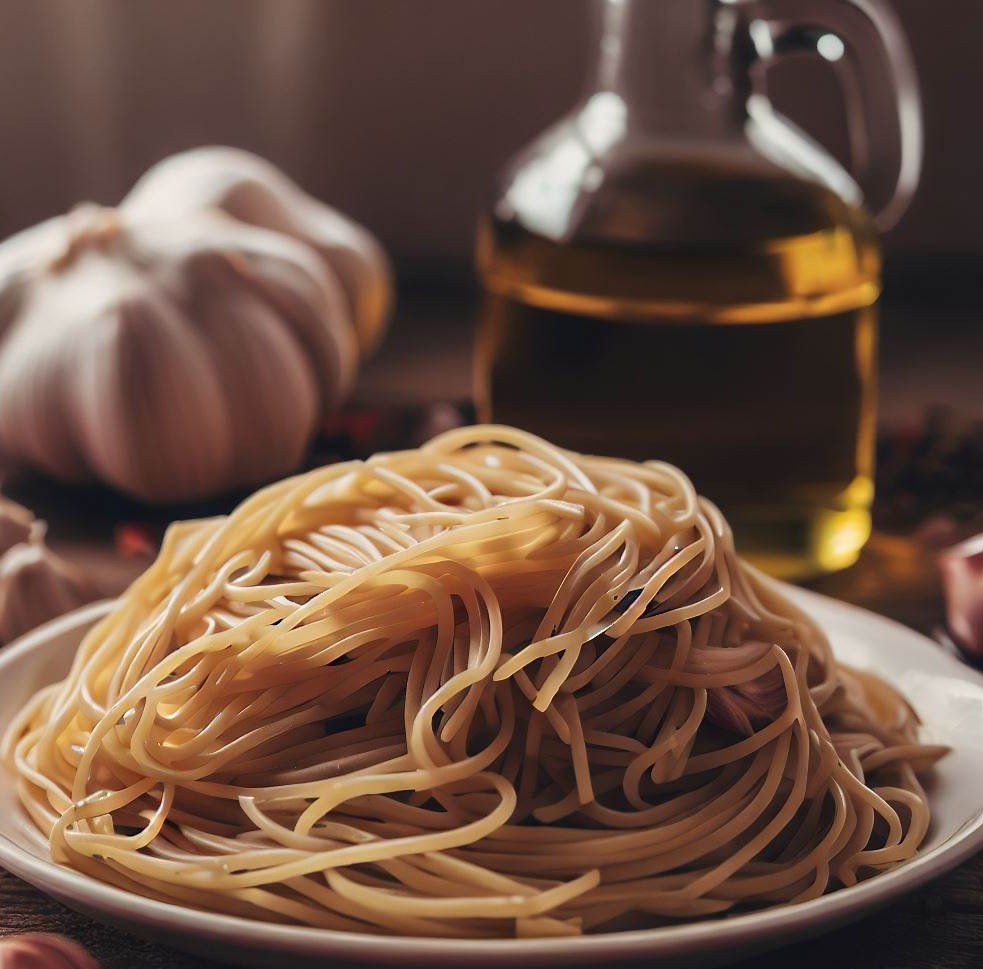Oil-Free Spaghetti with Garlic and Oil